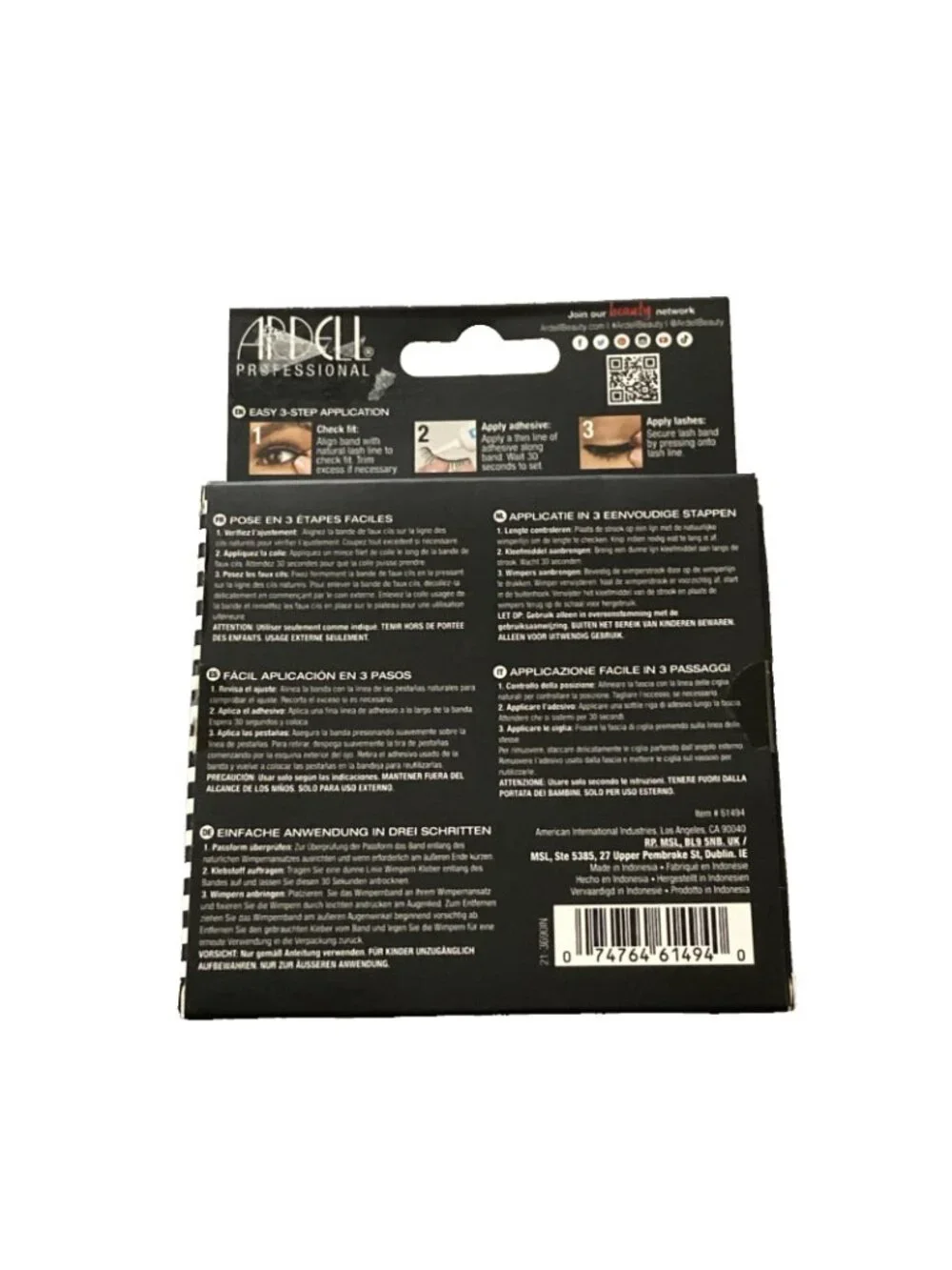 New 4 Pairs Ardell Demi Wispies Natural Multipack False Eyelashes Fake Eye Lash